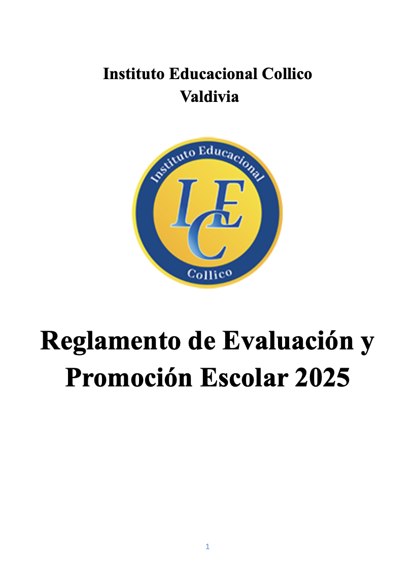 REGLAMENTO EVALUACION 2025
